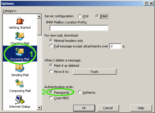 authentification réception