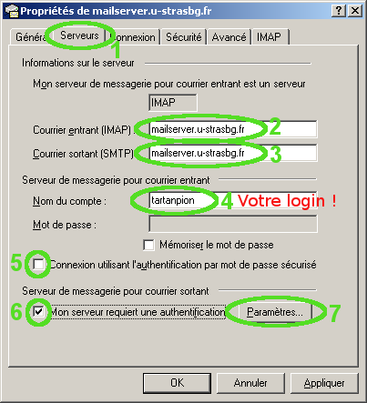 Vérifier les serveurs
